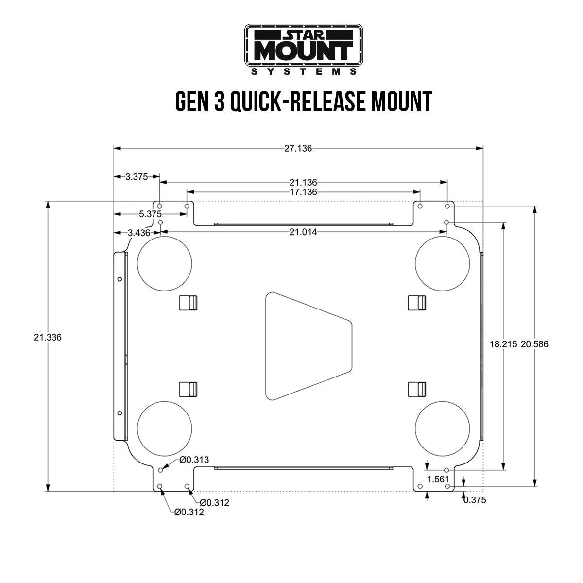 Star-Mount Voyager Mount for Gen 3 Starlink - Image 15
